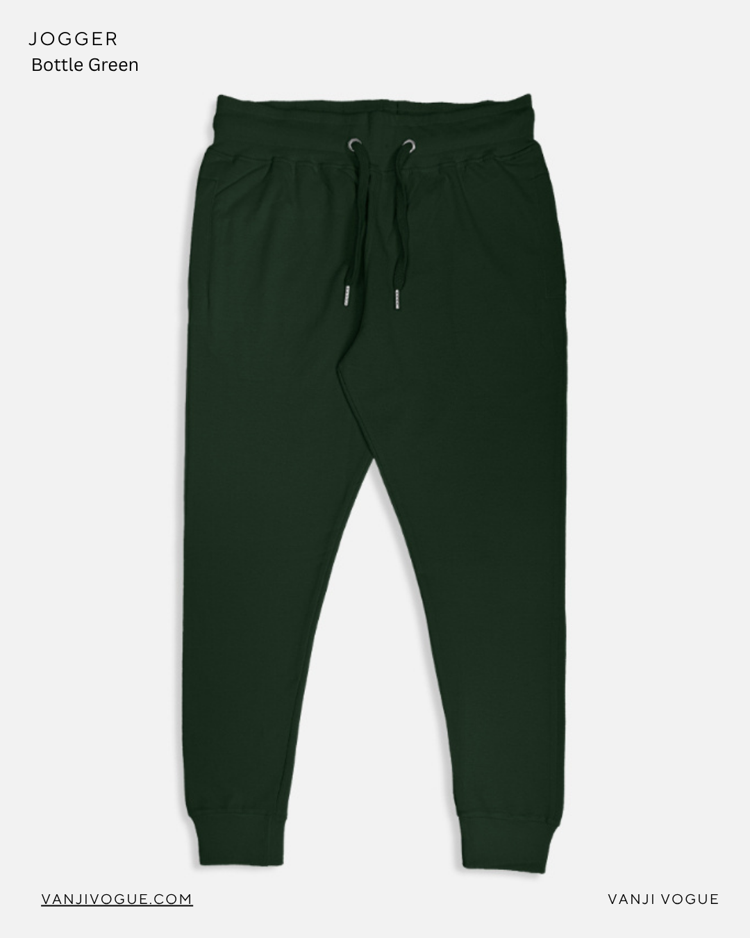 Unisex Joggers-Bottle Green