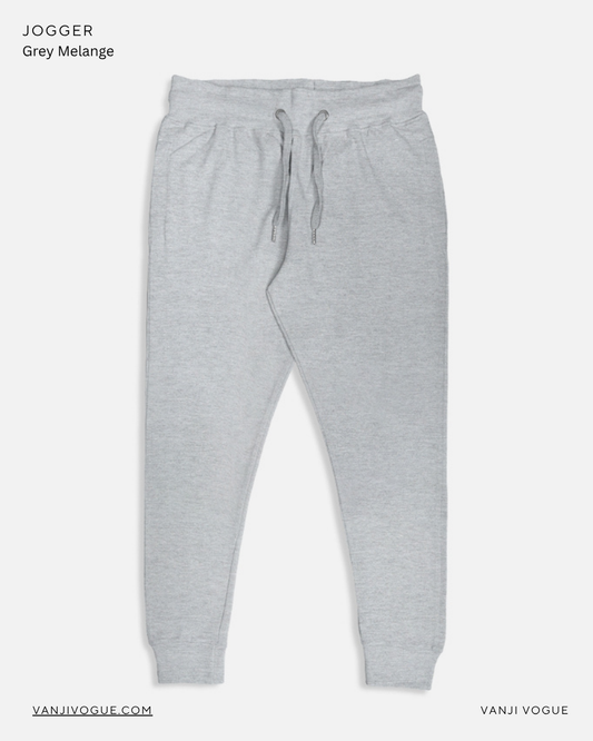 Unisex Joggers-Grey Melange