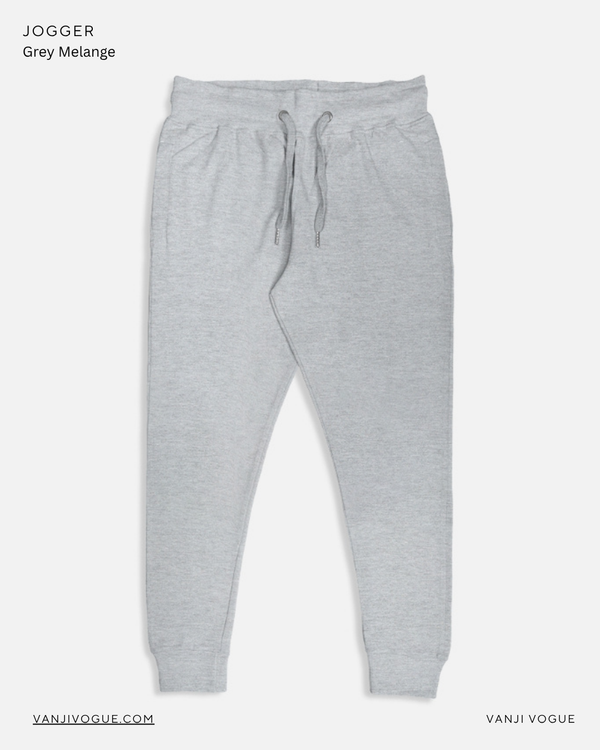 Unisex Joggers-Grey Melange