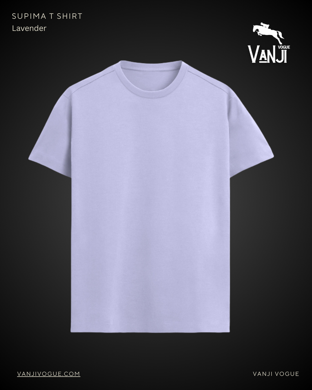 Men's Supima T-Shirt - Lavender - view 1