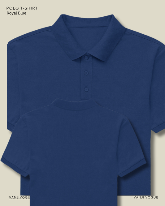 Men's Polo-Royal Blue