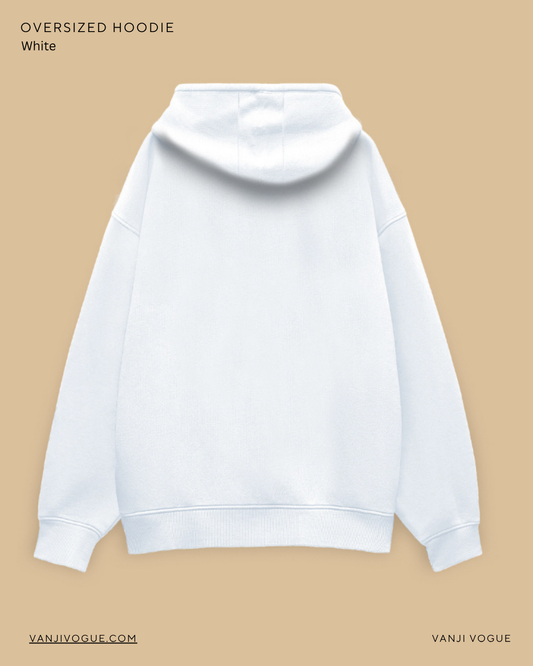 Unisex Oversized Hoodie-White