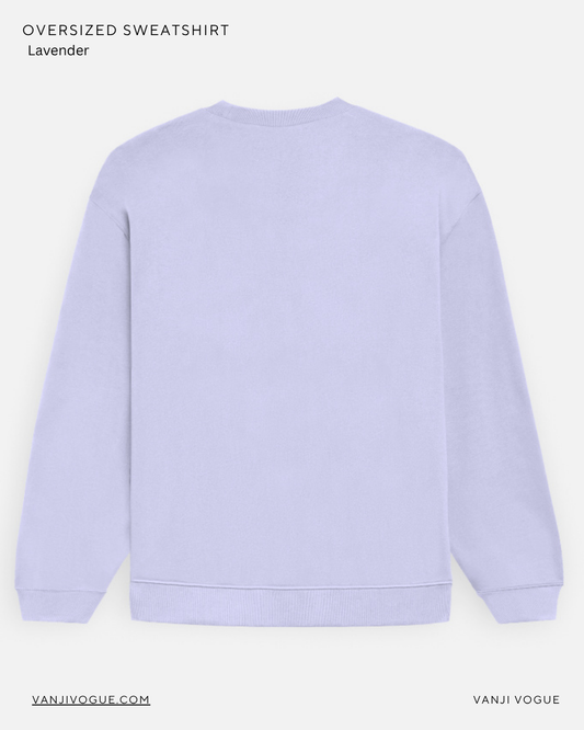 Unisex Oversized Sweatshirt-Lavender