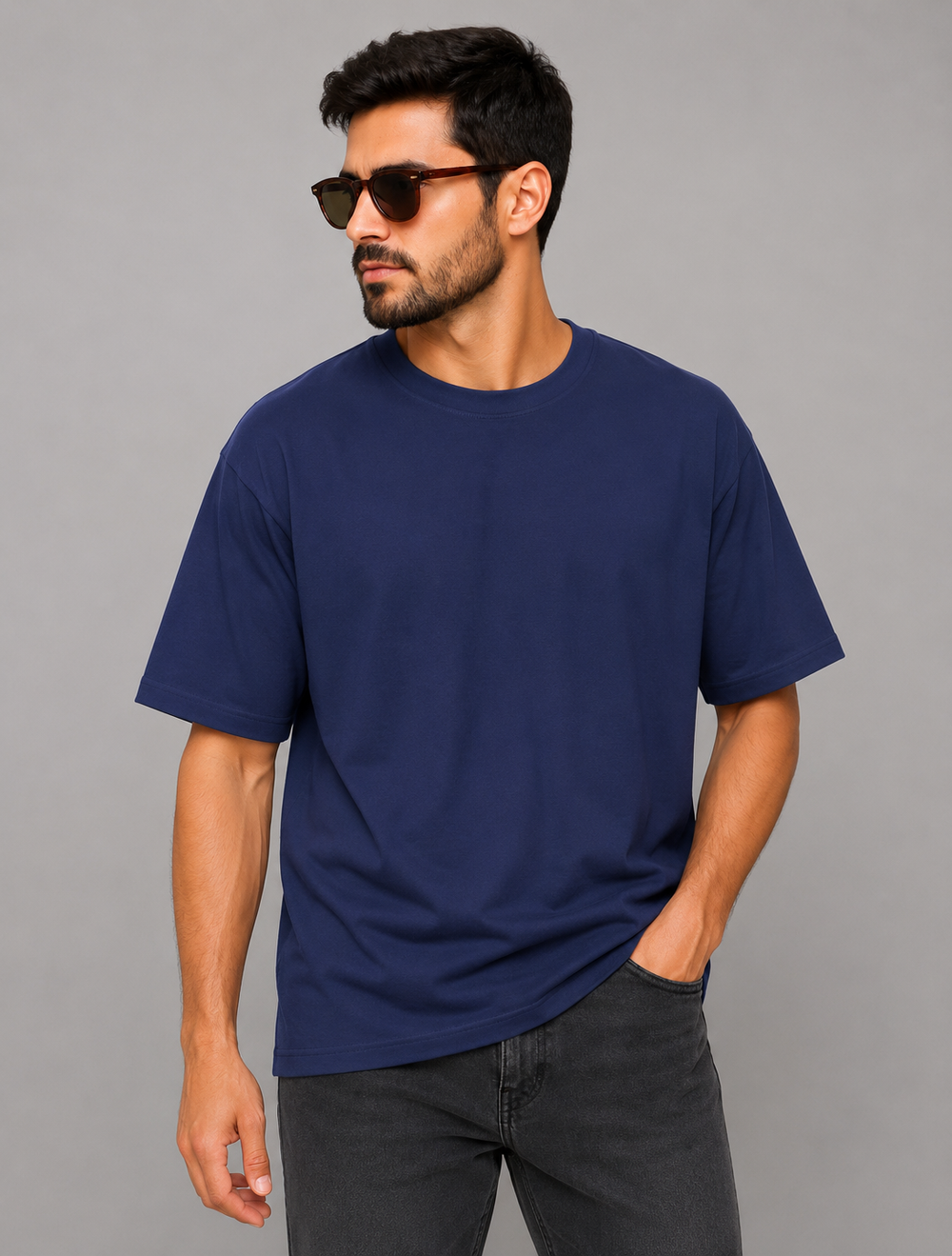 Unisex Oversized Classic T-Shirt - Royal Blue - view 1