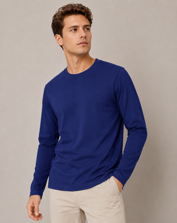 Full Sleeve T-Shirt-Royal Blue — alternate view