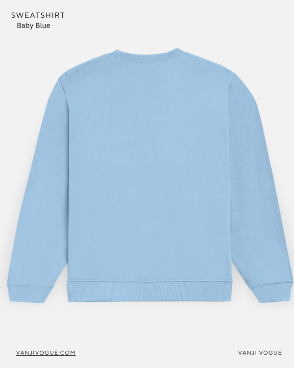 Unisex Sweatshirt-Baby Blue — alternate view