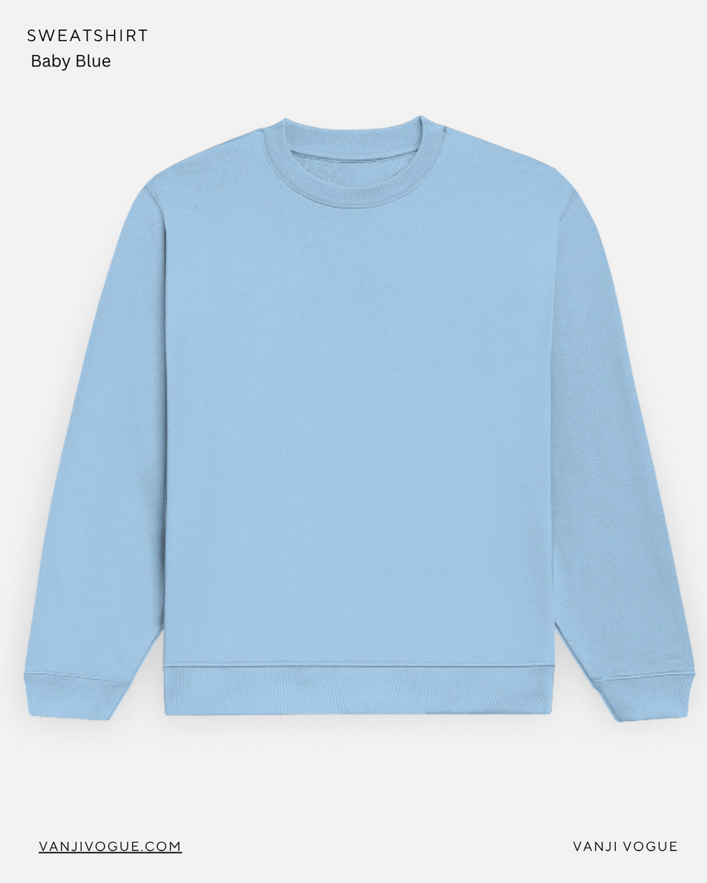 Unisex Sweatshirt-Baby Blue - view 1