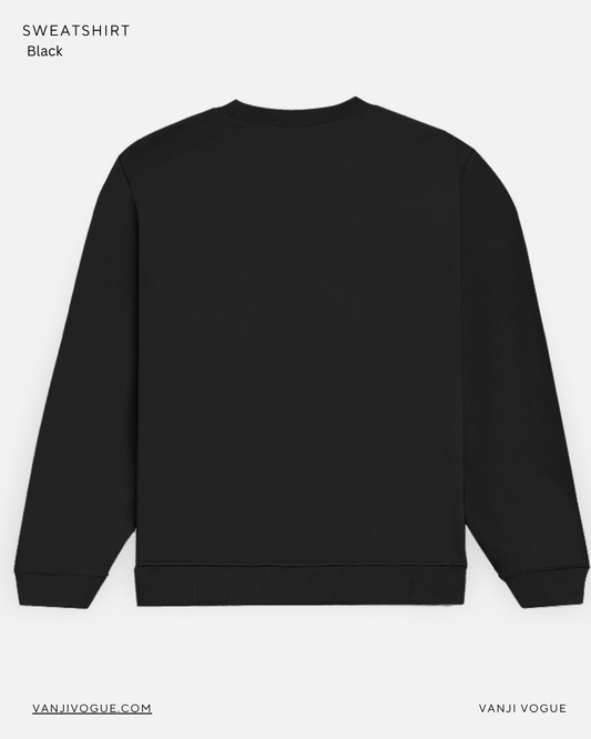 Unisex Sweatshirt-Black