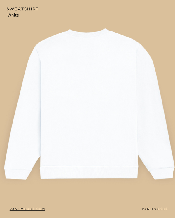 Unisex Sweatshirt-White — alternate view