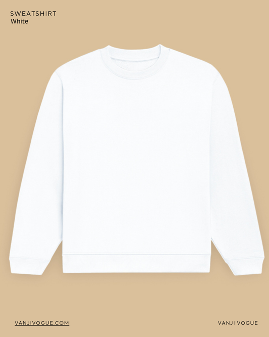 Unisex Sweatshirt-White