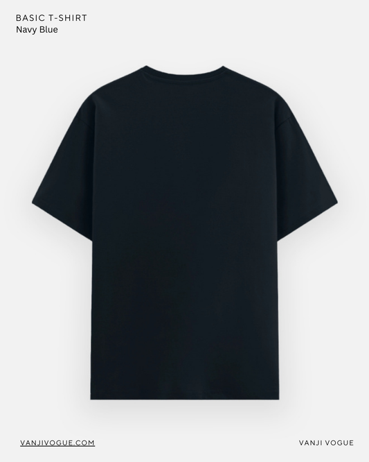 Unisex Basic T-Shirt - Navy Blue