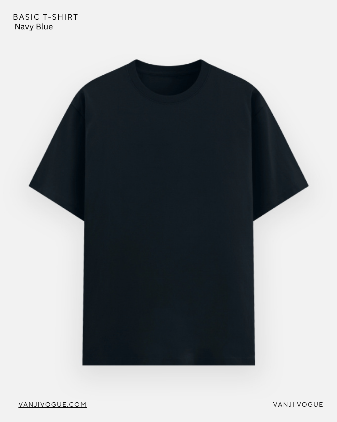 Unisex Basic T-Shirt - Navy Blue