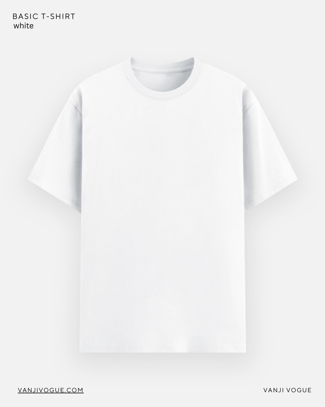 Unisex Basic T-Shirt-White