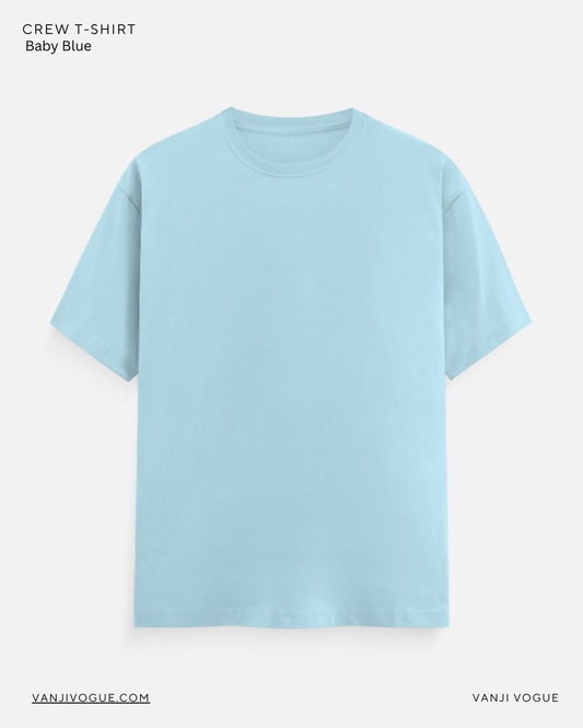 Unisex Classic Crew T-Shirt-Baby Blue