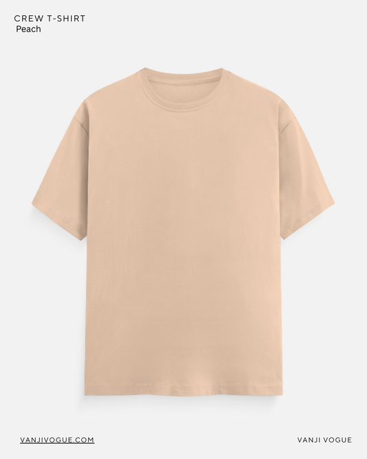Unisex Classic Crew T-Shirt-Peach