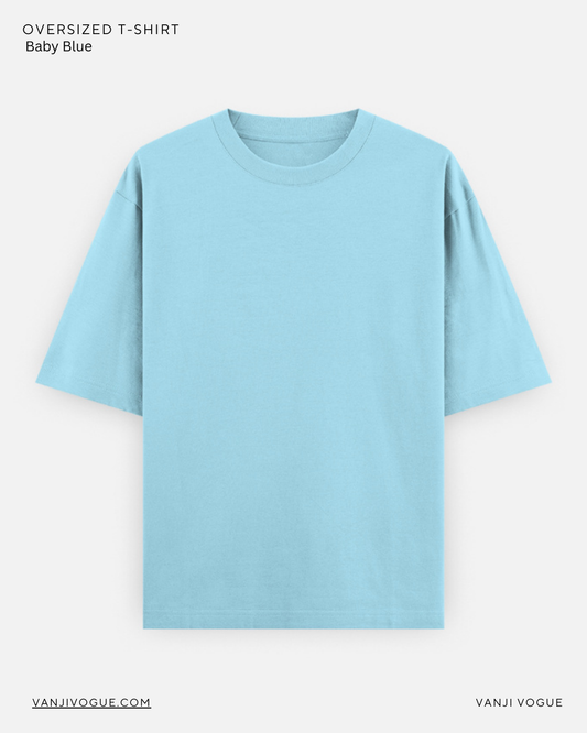 Unisex Oversized Classic T-Shirt-Baby Blue