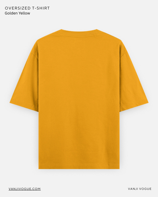 Unisex Oversized Classic T-Shirt-Golden Yellow