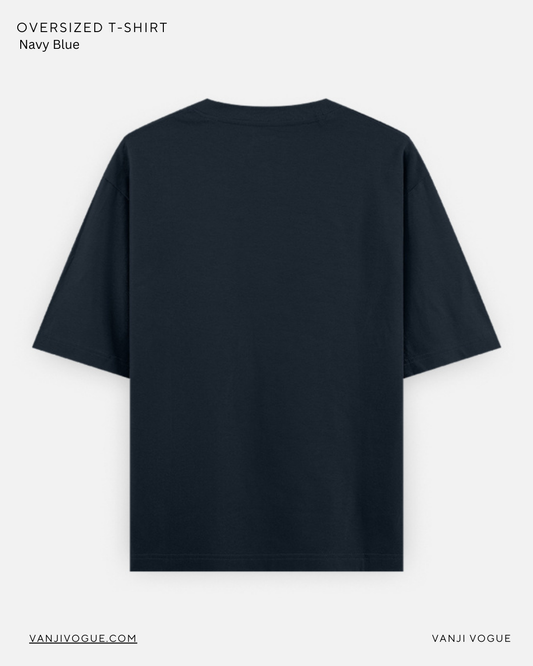 Unisex Oversized Classic T-Shirt-Navy Blue