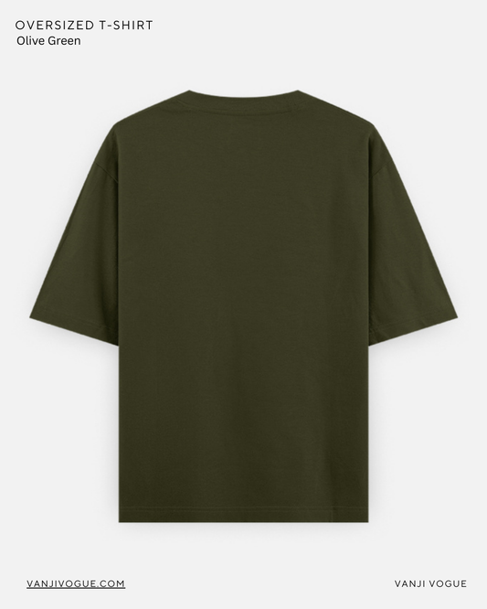 Unisex Oversized Classic T-Shirt-Olive Green