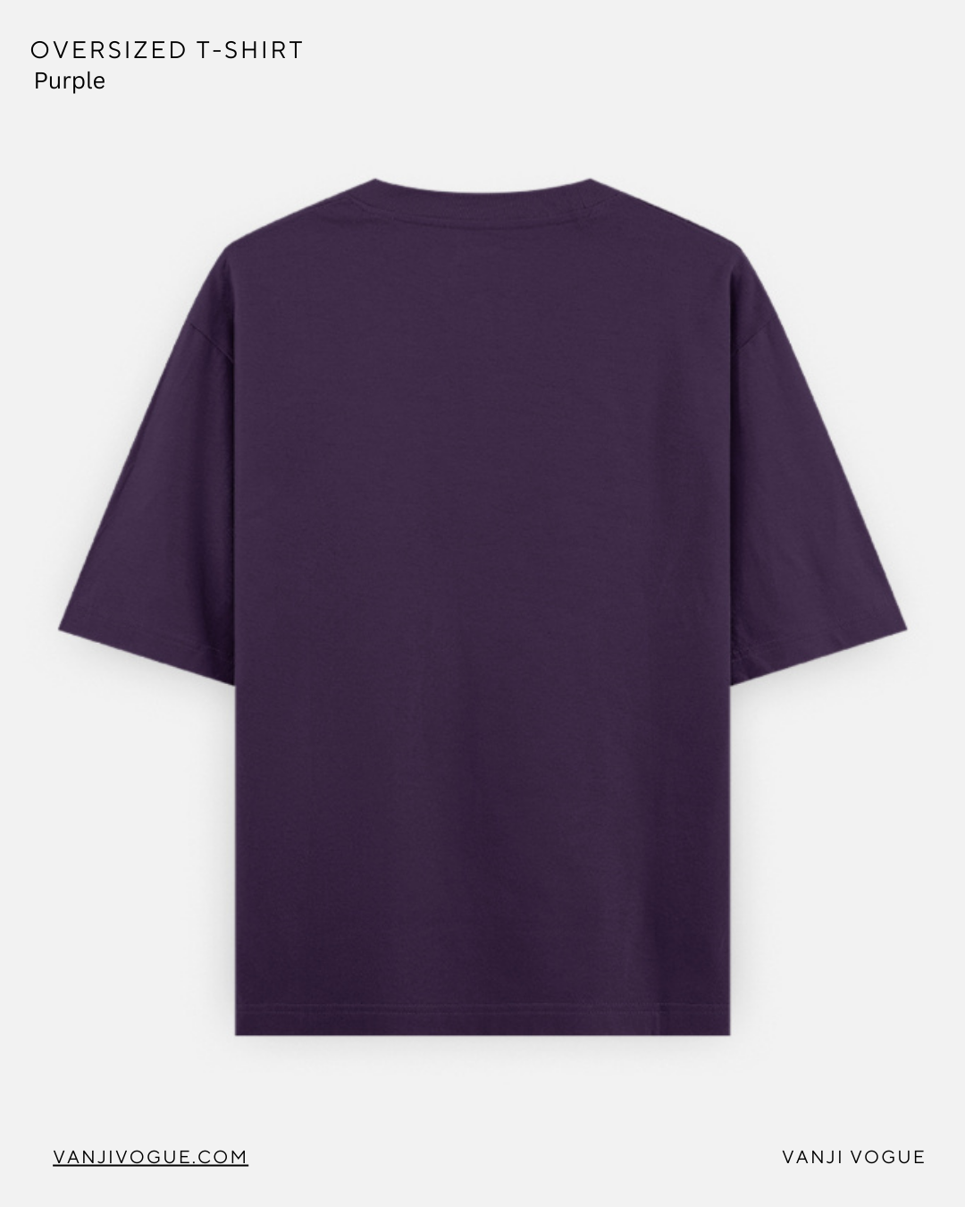 Unisex Oversized Classic T-Shirt-Purple