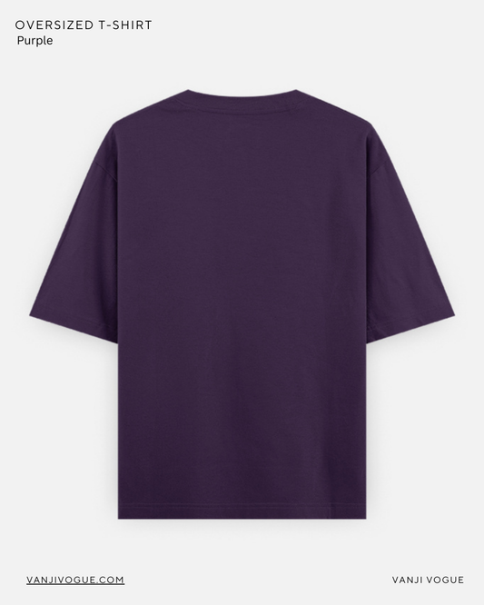 Unisex Oversized Classic T-Shirt-Purple