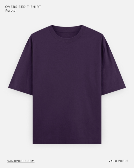 Unisex Oversized Classic T-Shirt-Purple