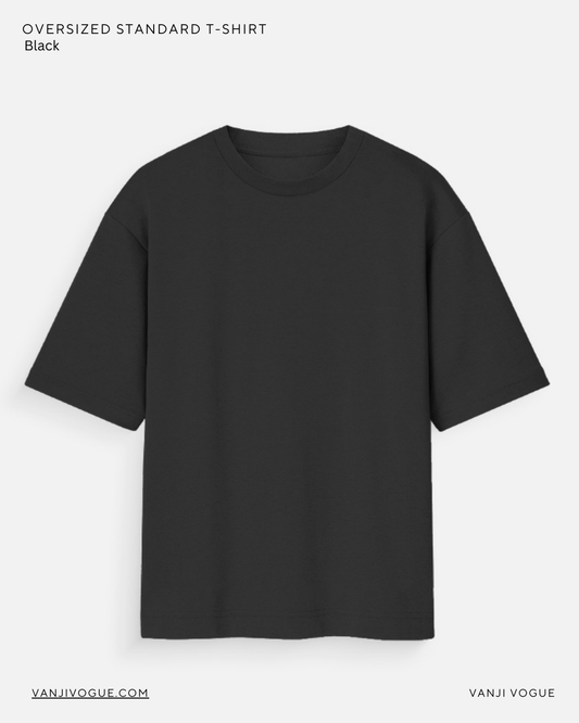 Unisex Oversized Standard T-Shirt - Black