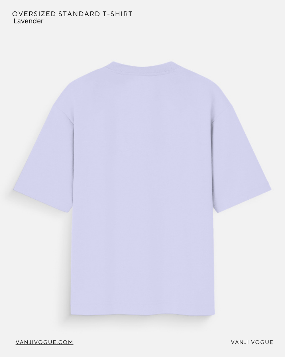 Unisex Oversized Standard T-Shirt - Lavender - view 2