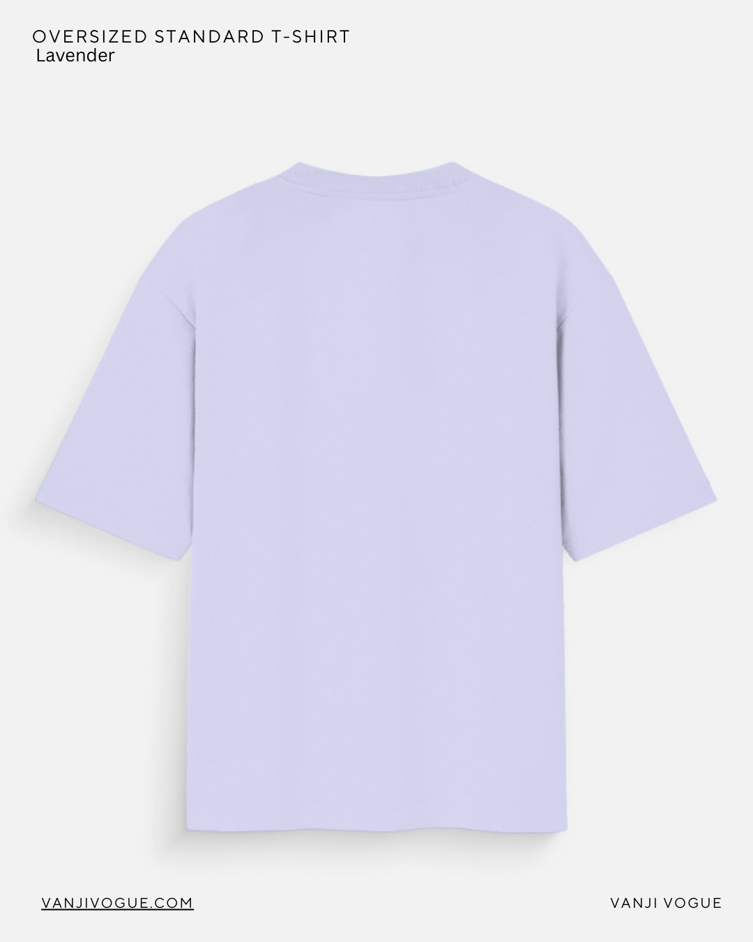 Unisex Oversized Standard T-Shirt - Lavender