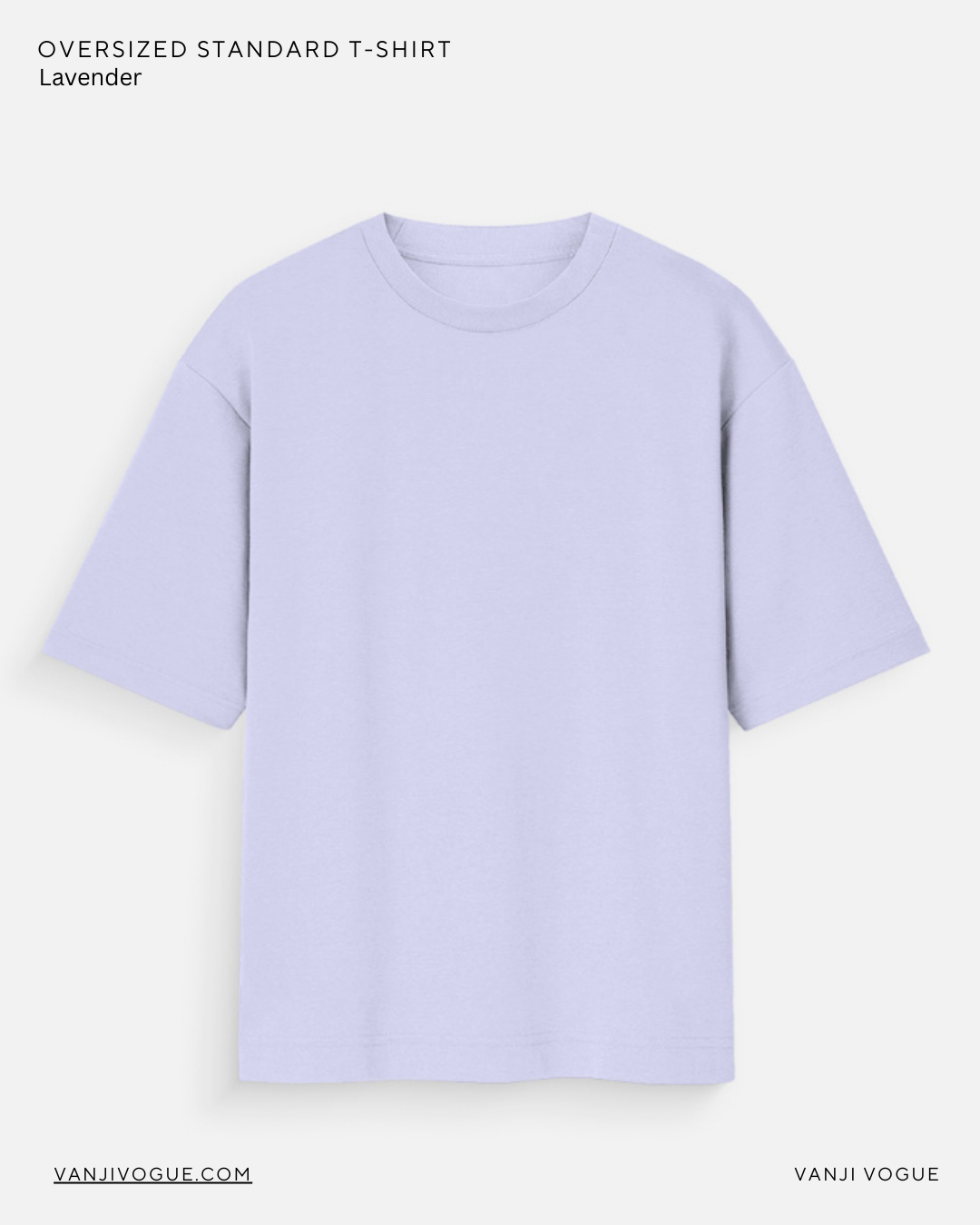 Unisex Oversized Standard T-Shirt - Lavender