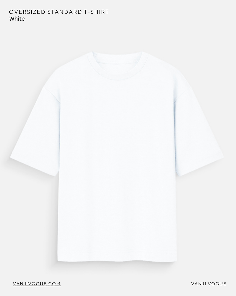 Unisex Oversized Standard T-Shirt - White - view 1