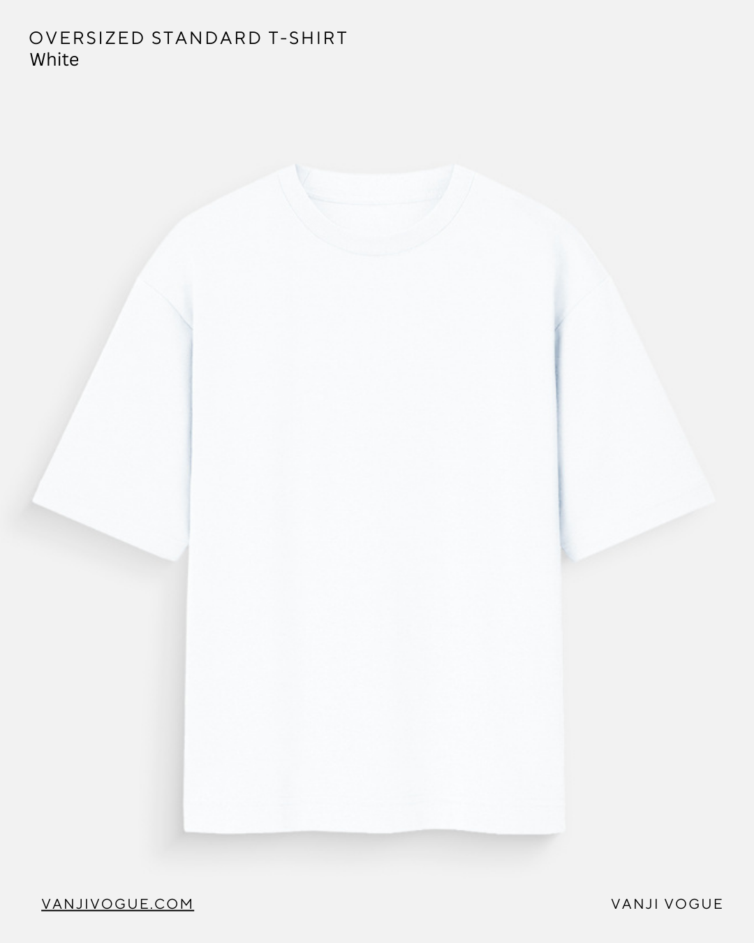 Unisex Oversized Standard T-Shirt - White