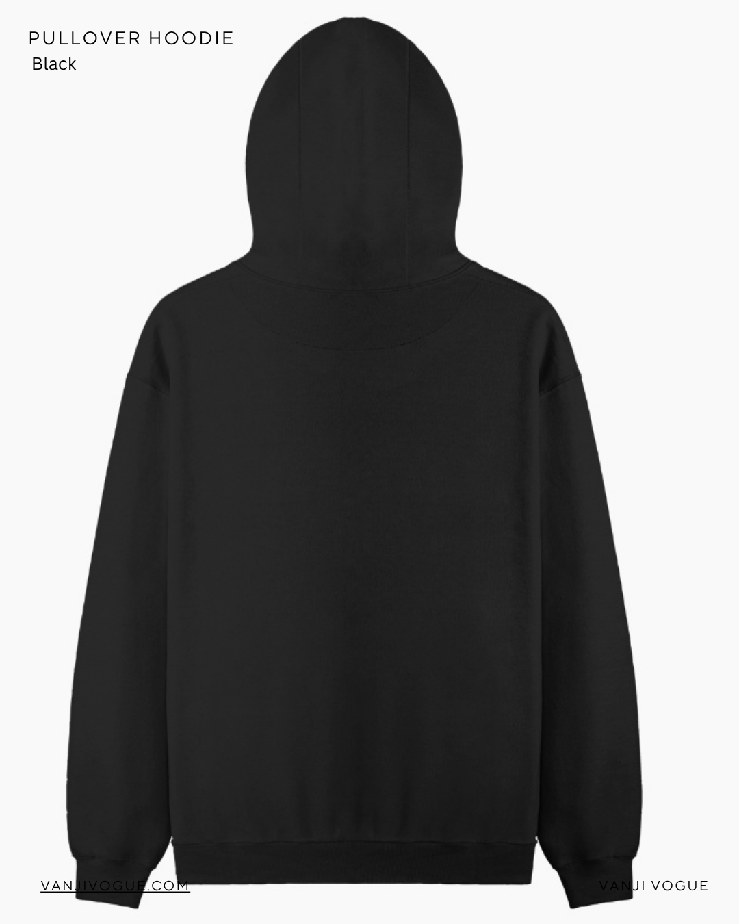 Unisex Pullover Hoodie - Black