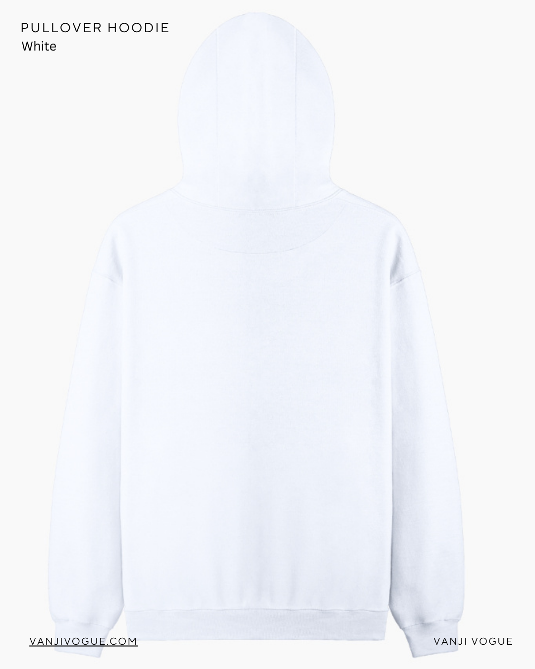 Unisex Pullover Hoodie -White