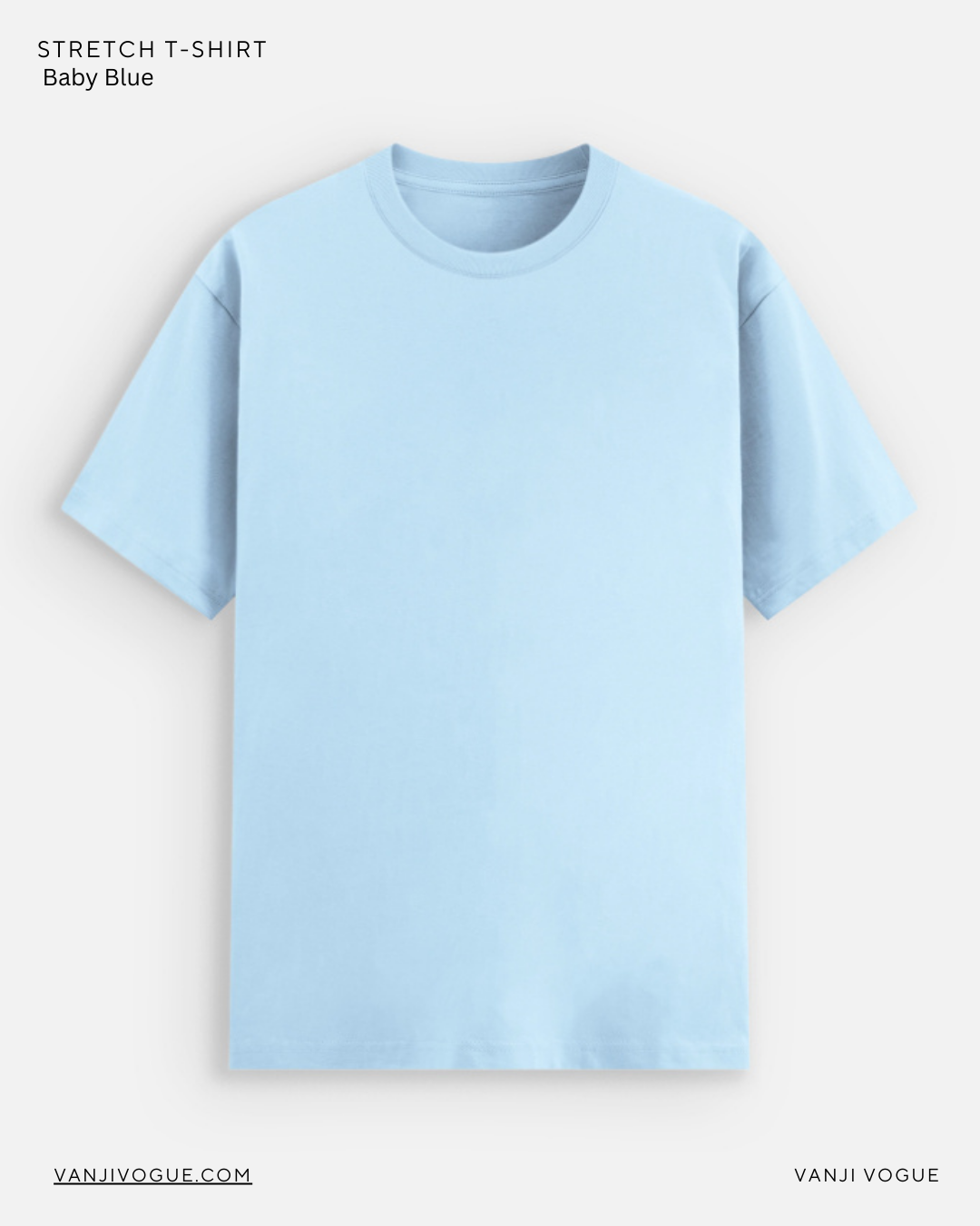 Unisex Stretch T-shirt-Baby Blue
