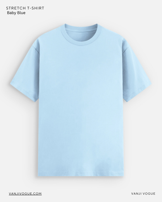 Unisex Stretch T-shirt-Baby Blue