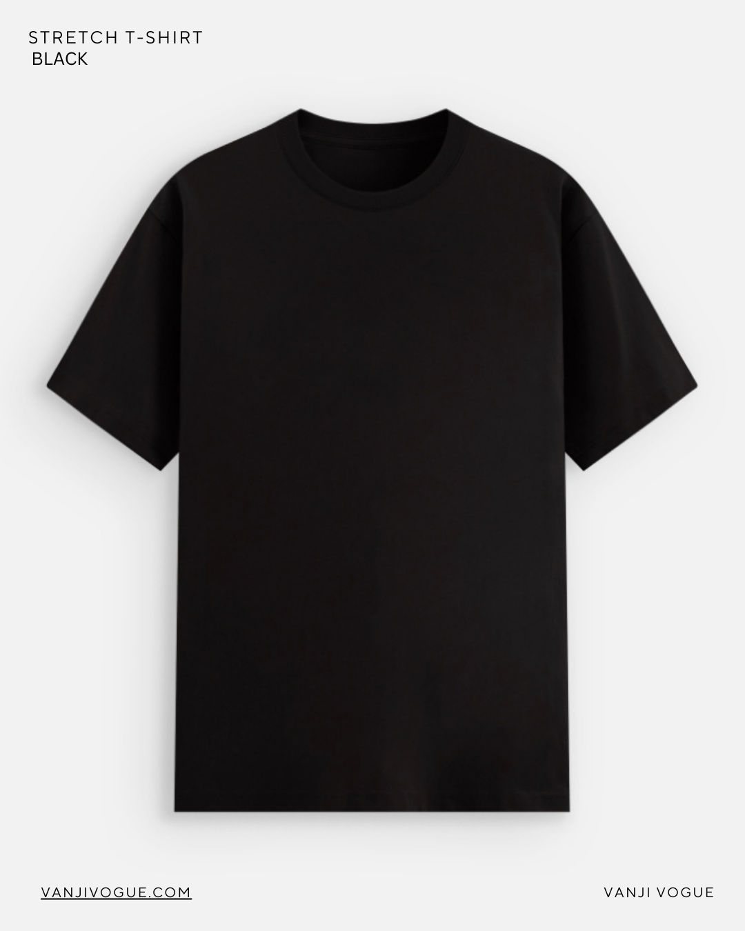 Unisex Stretch T-shirt-Black