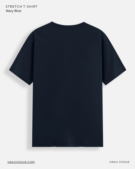 Unisex Stretch T-shirt-Navy Blue
