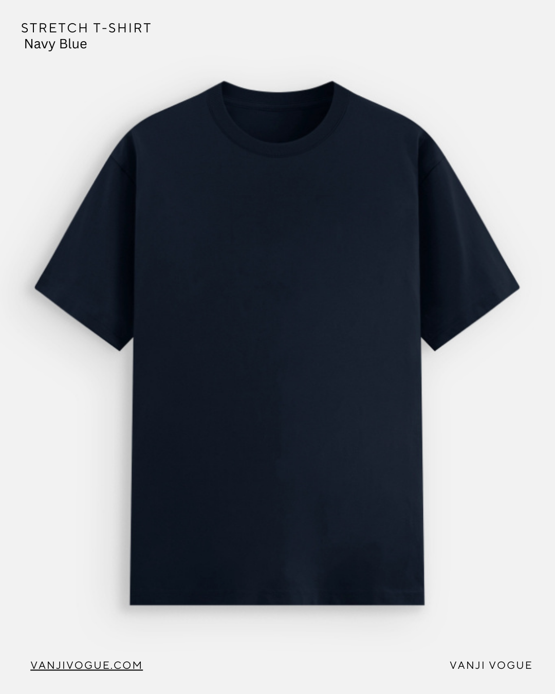 Unisex Stretch T-shirt-Navy Blue