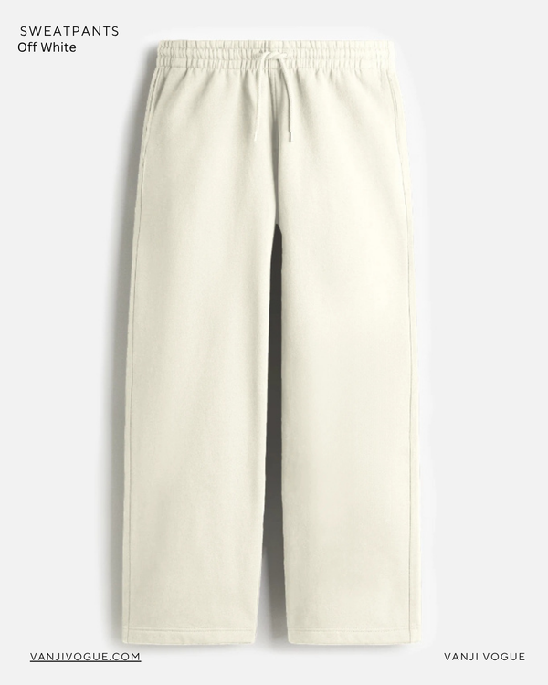Unisex Sweatpants - Off White