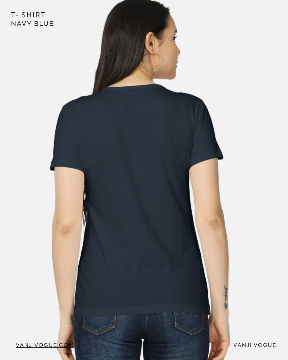 Women's Classic T-Shirt-Navy Blue - view 2