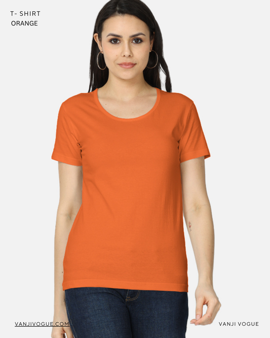 Women's Classic T-Shirt-Orange