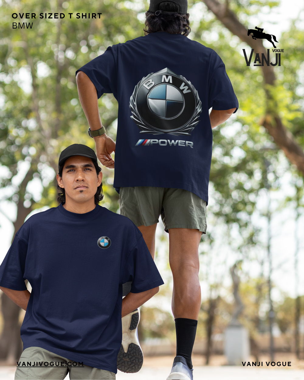 VanjiVogue BMW Oversized T-Shirt - Comfortable & Stylish - view 3